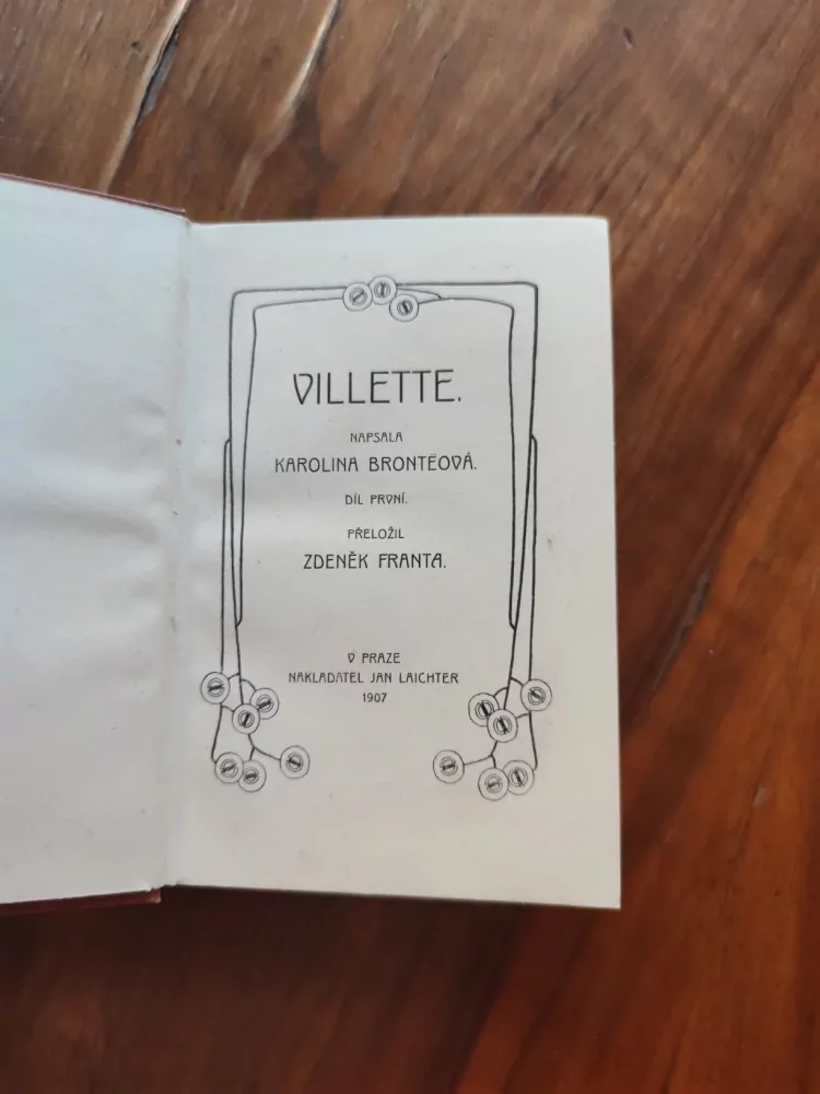 CHARLOTTE BRONTË - Villette 1