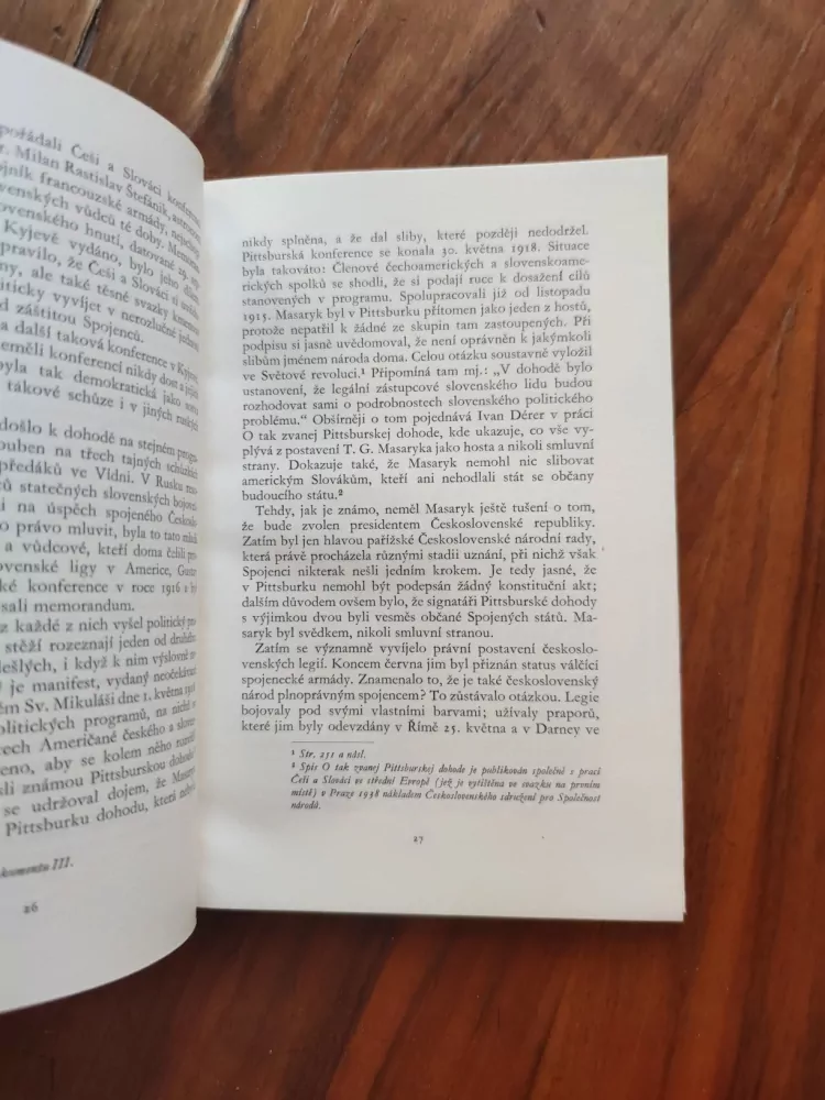 JAN BLAHOSLAV KOZÁK - T.G. Masaryk a vznik Washingtonské deklarace v říjnu 1918