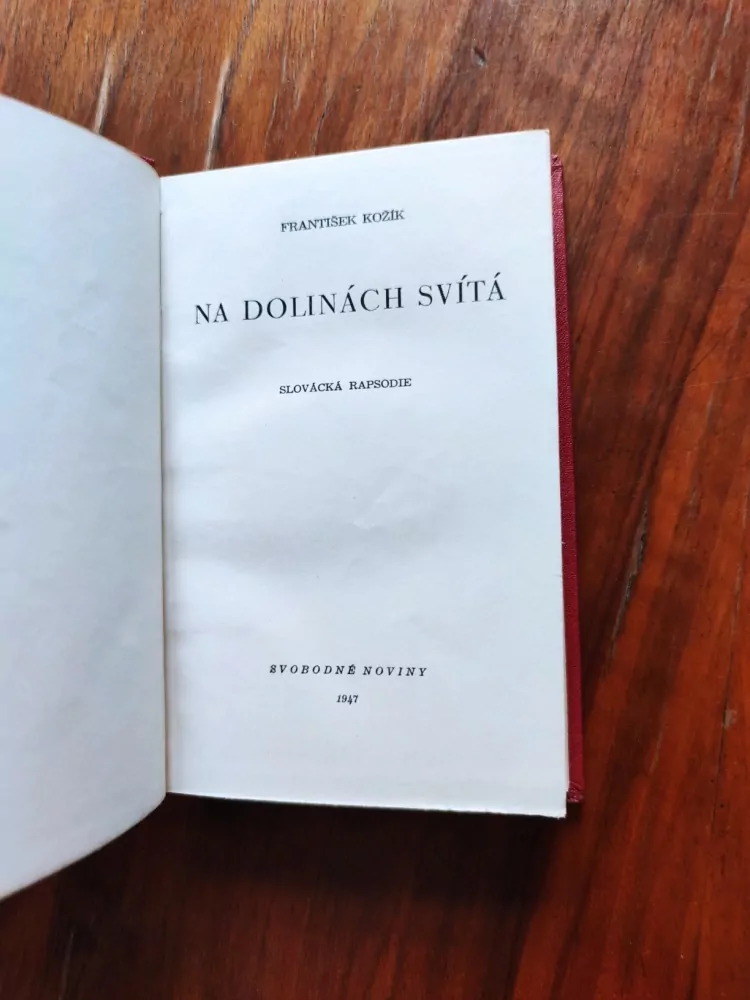 FRANTIŠEK KOŽÍK - Na dolinách svítá