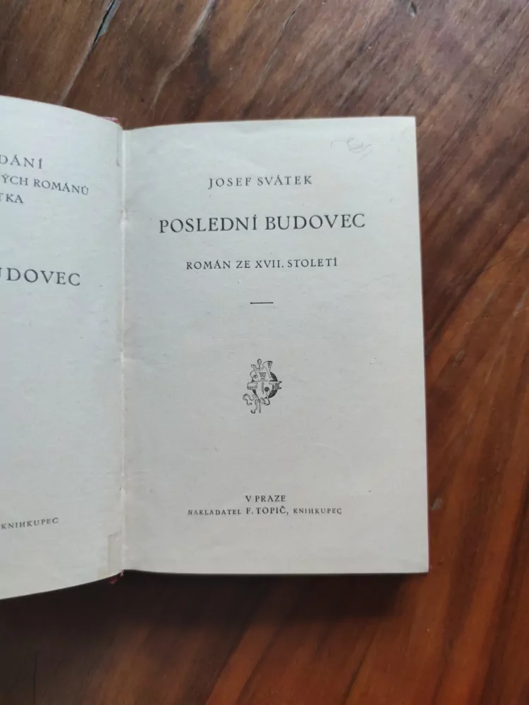 JOSEF SVÁTEK - Poslední Budovec