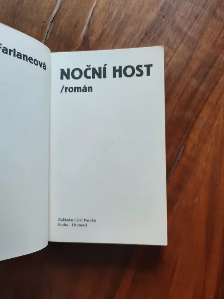 FIONA McFARLANE - Noční host