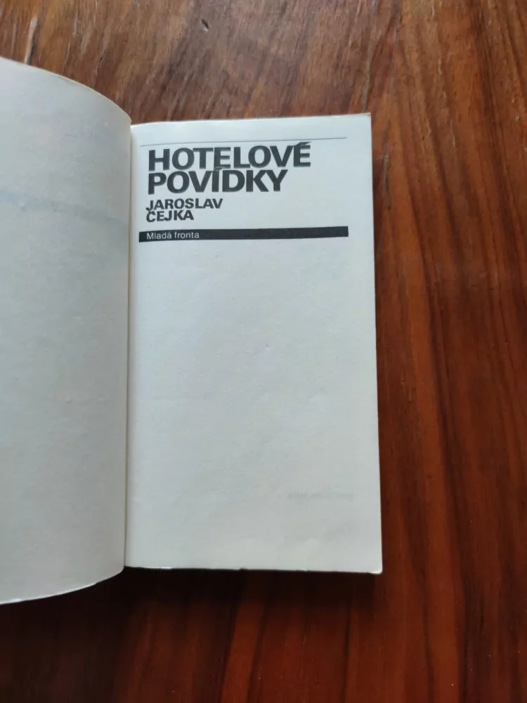 JAROSLAV ČEJKA - Hotelové povídky