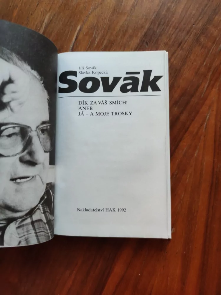 JIŘÍ SOVÁK, SLÁVKA KOPECKÁ - Sovák - Dík za váš smích!