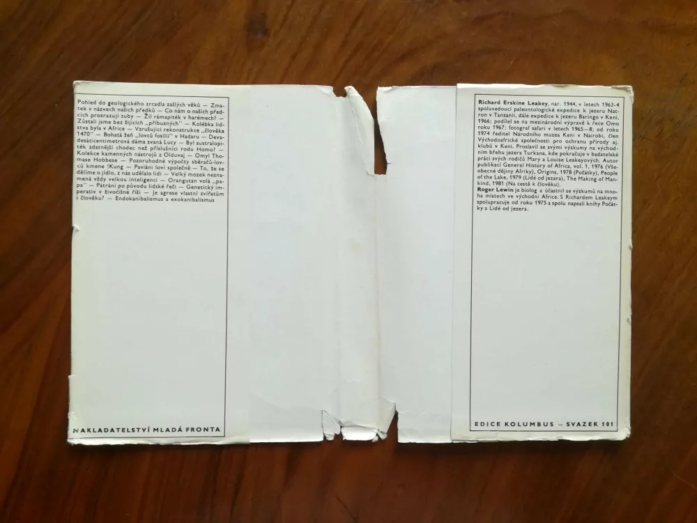 RICHARD LEAKEY, ROGER LEWIN - Lidé od jezera