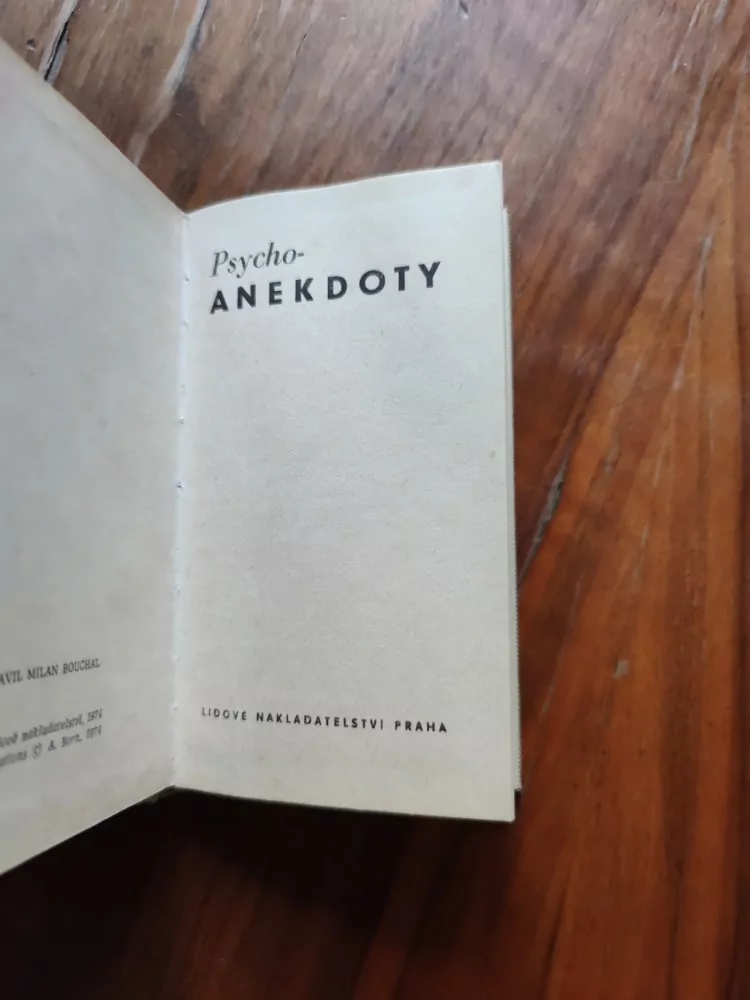 MILAN BOUCHAL - Psycho Anekdoty