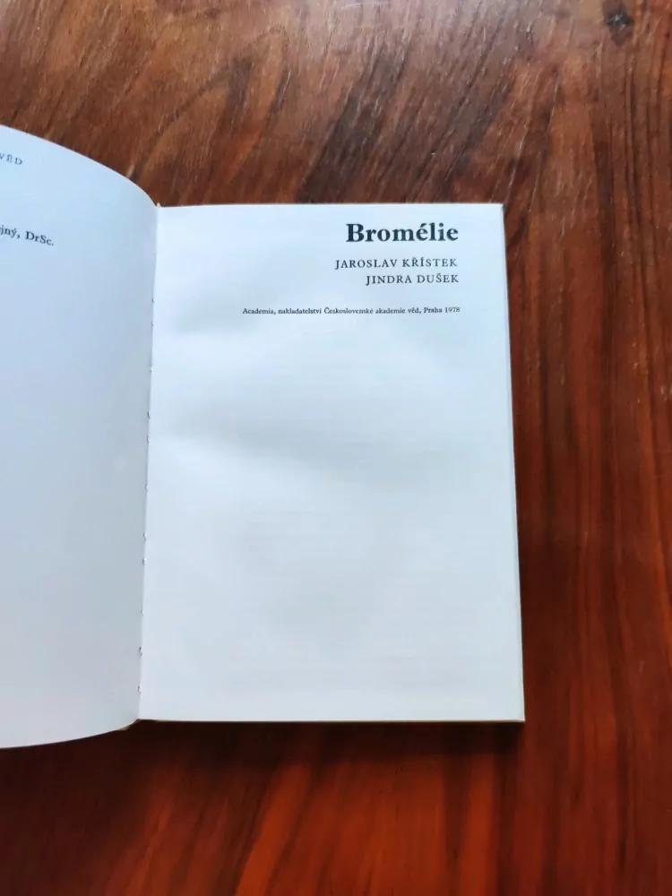 JAROSLAV KŘÍSTEK, JINDRA DUŠEK - Bromélie