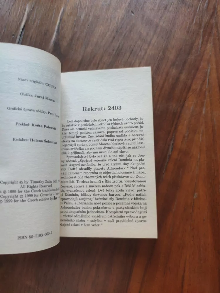 TIMOTHY ZAHN - Kobra