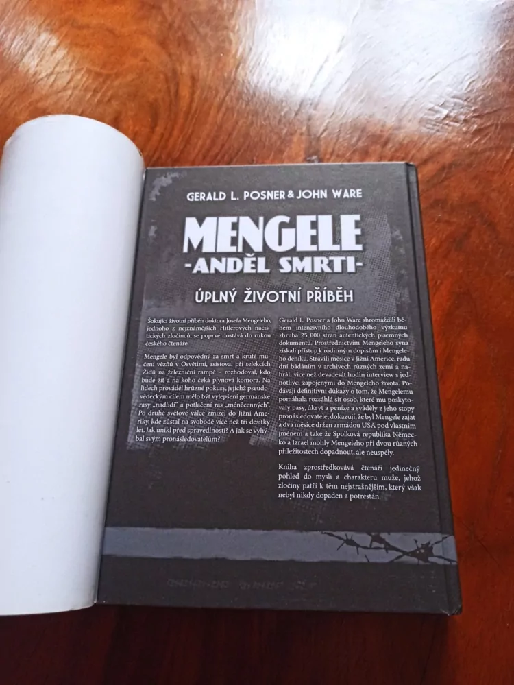 GERALD L. POSNER, JOHN WARE - Mengele - Anděl smrti