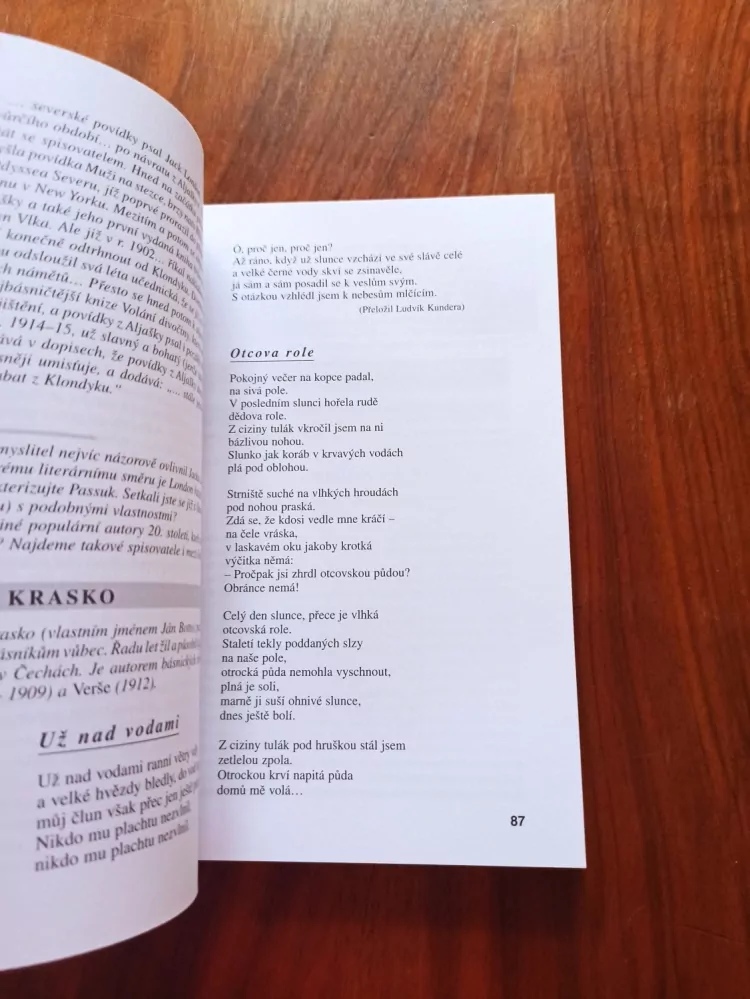 JOSEF SOUKAL - Čítanka pro III. ročník gymnázií