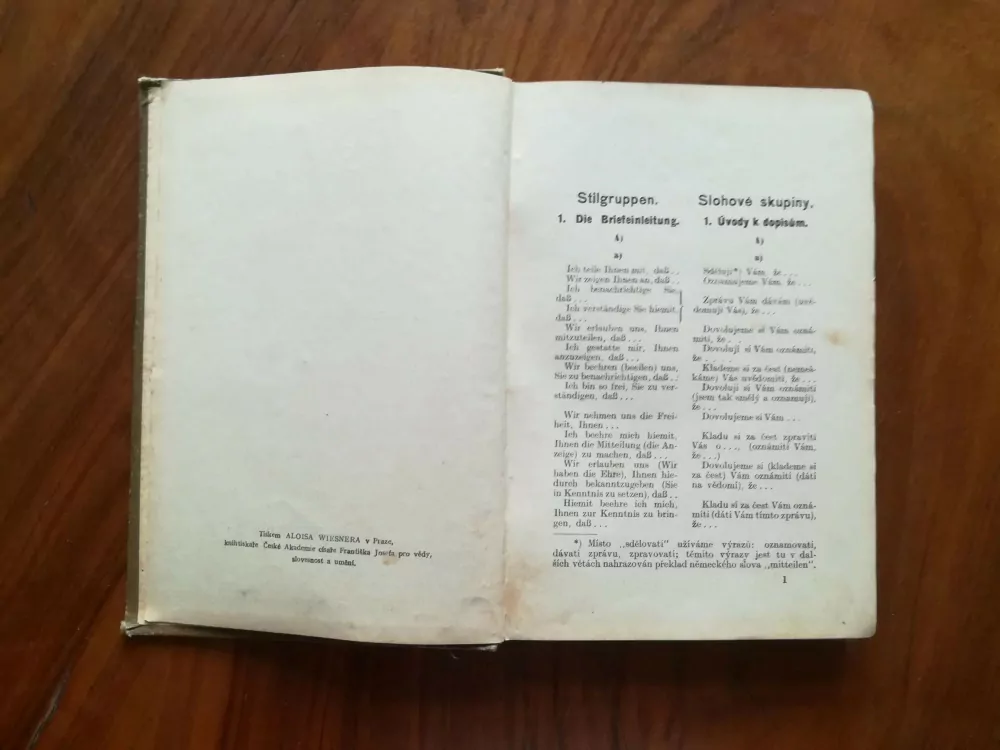 JOSEF ZÍSKAL, ADOLF TUMA - Česko-německá obchodní korrespondence