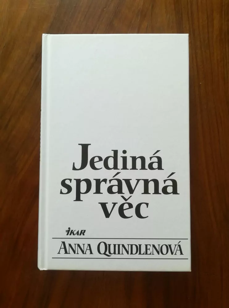 ANNA QUINDLEN - Jediná správná věc