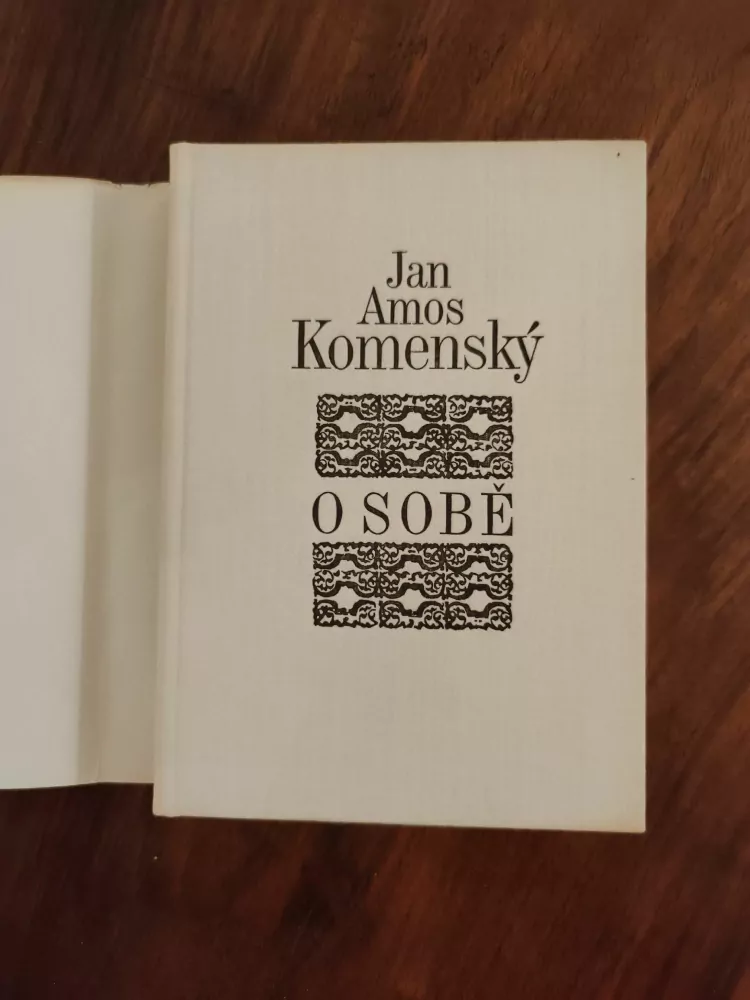 JAN AMOS KOMENSKÝ - O sobě