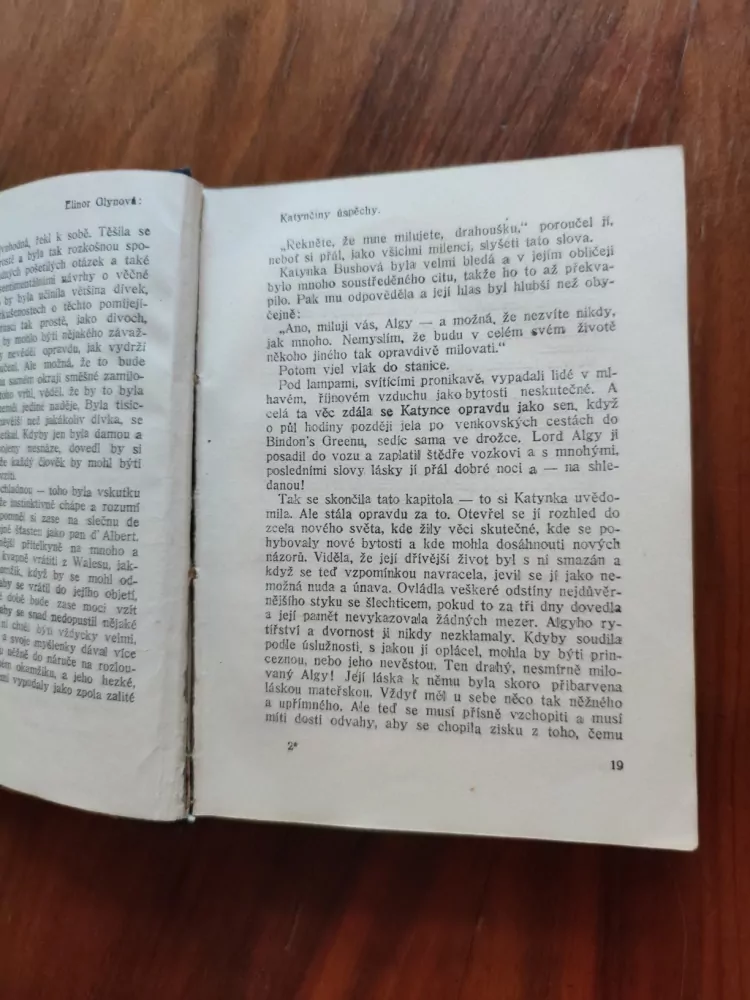 ELINOR GLYN - Katynčiny úspěchy