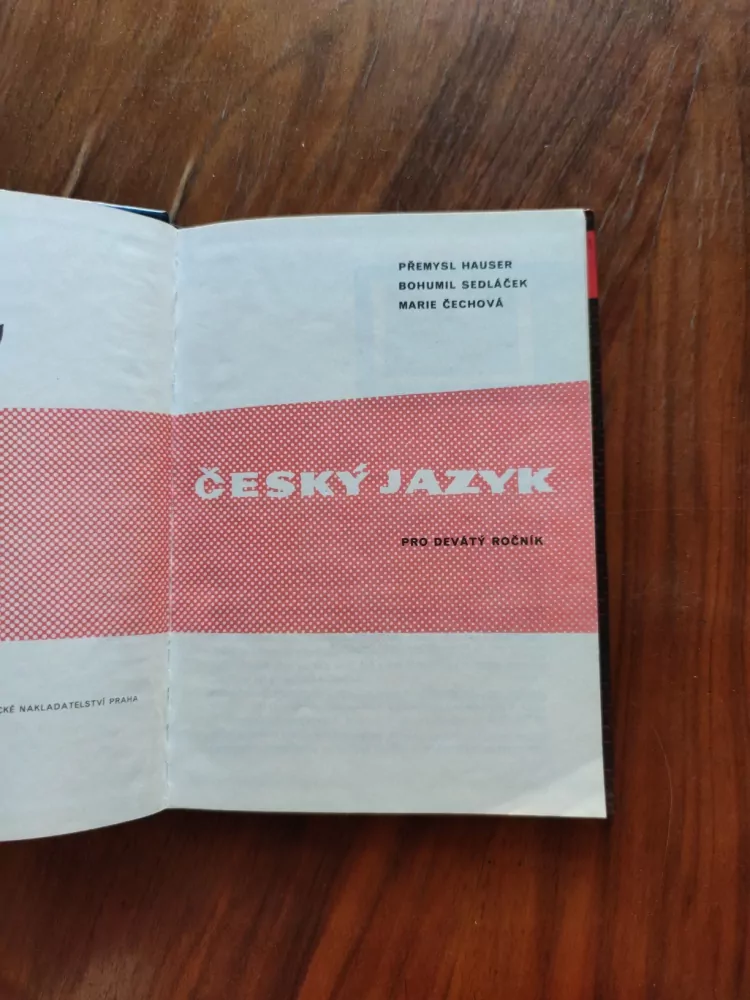 PŘEMYSL HAUSER a spol - Český jazyk pro devátý ročník