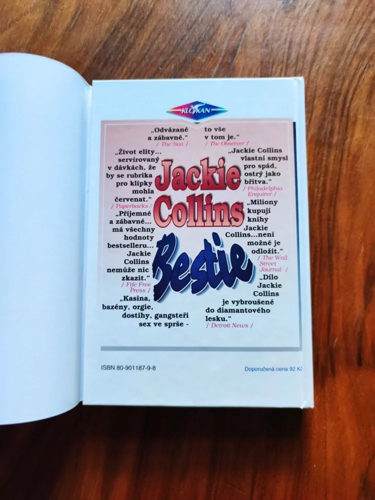 JACKIE COLLINS - Bestie