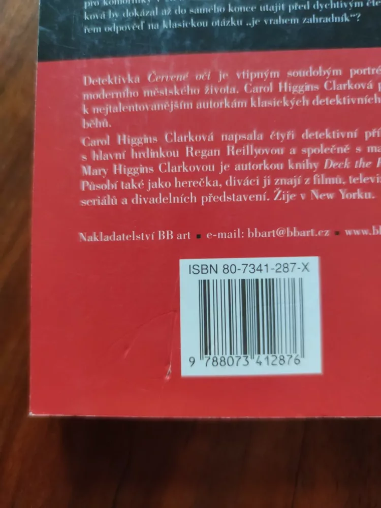 CAROL HIGGINS CLARK - Červené oči