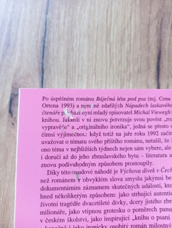 MICHAL VIEWEGH - Výchova dívek v Čechách