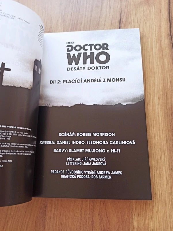 ROBBIE MORRISON - Doctor Who: Desátý Doktor 2. - Plačící andělé z Monsu