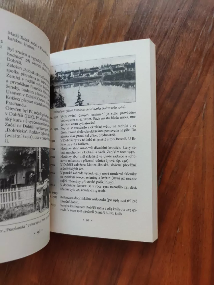 OLDŘICH PRŮŠA - Historický kalendář města Dobříše:  921-1986