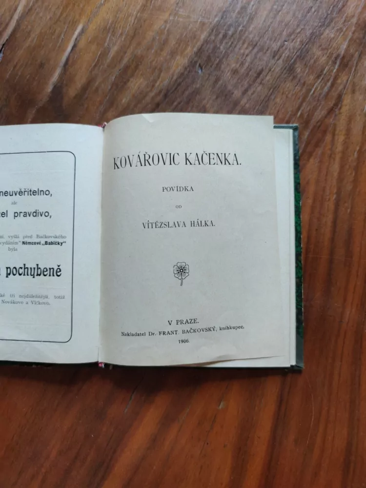 BOŽENA NĚMCOVÁ, VÍTĚZSLAV HÁJEK - Baruška, Kovářovic Kačenka