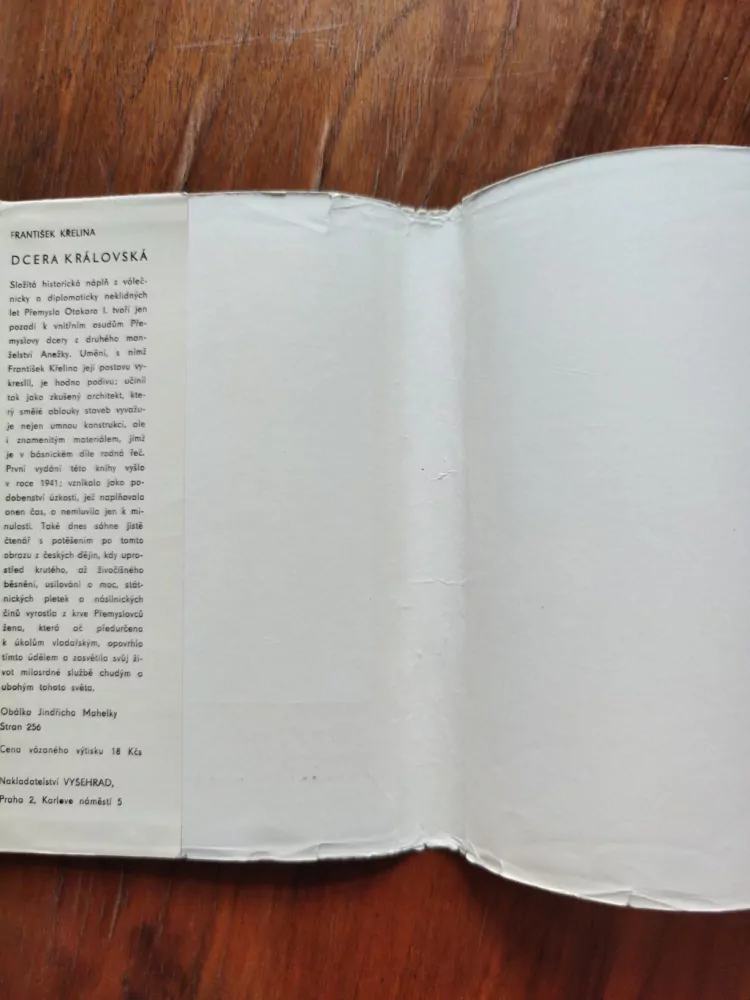 FRANTIŠEK KŘELINA - Dcera královská - blahoslavená Anežka Česká