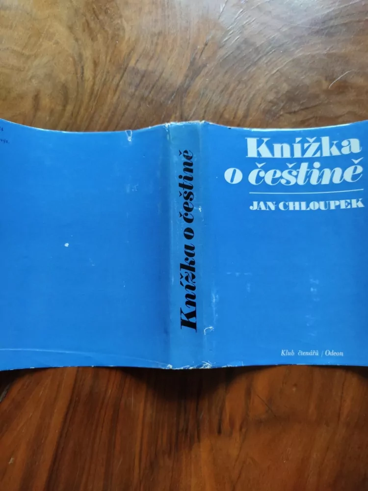 JAN CHLOUPEK - Knížka o češtině