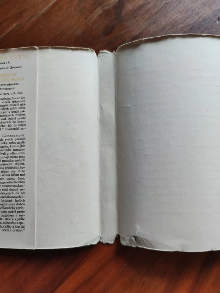 EDMONT DE GONCOURT, JULES DE GONCOURT - Germinie Lacerteuxová