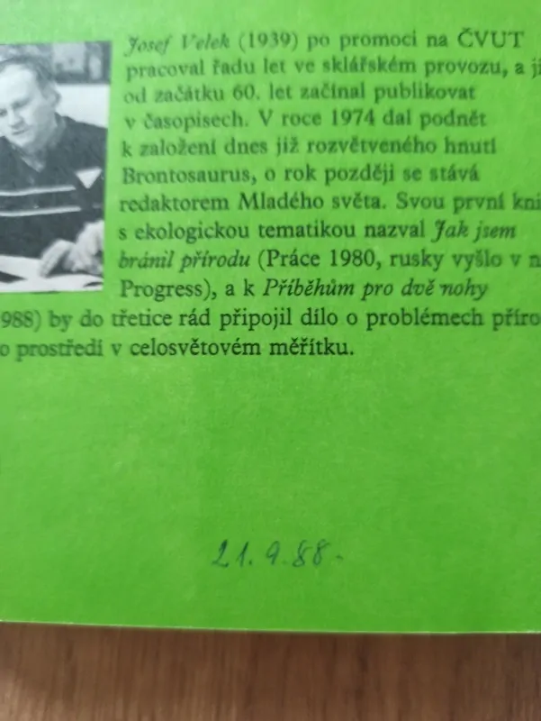 JOSEF VELEK - Příběhy pro dvě nohy