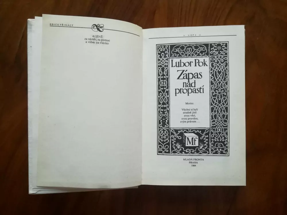 LUBOR POK - Zápas nad propastí